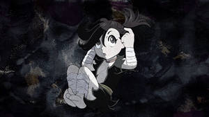 A Black And White Scene From Dororo Wallpaper
