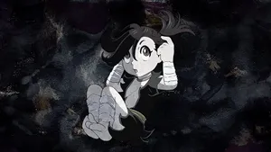 A Black And White Scene From Dororo Wallpaper