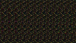 A Black And Yellow Pattern With Dots Wallpaper