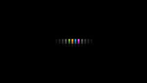 A Black Background With A Rainbow Colored Stripe Wallpaper