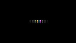 A Black Background With A Rainbow Colored Stripe Wallpaper