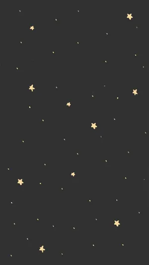 A Black Background With Gold Stars On It Wallpaper