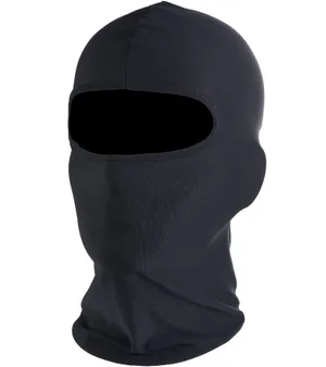 A Black Balaclava With A Black Face Mask Wallpaper