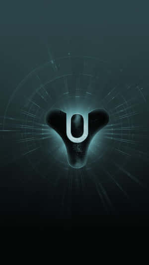 A Black Logo With A U In The Middle Wallpaper