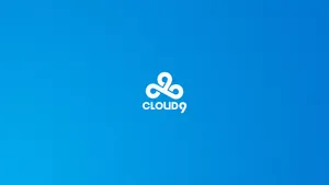 A Blue Background With The Word Cloud On It Wallpaper