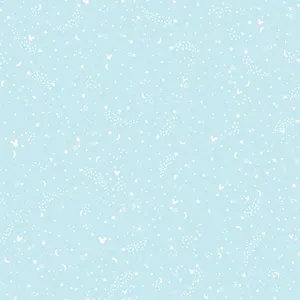 A Blue Background With White Stars And Moons Wallpaper