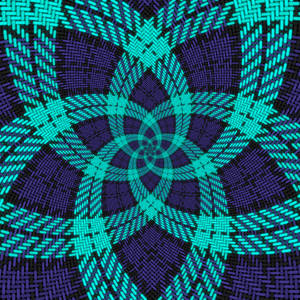 A Blue Flower Weave Pattern Full Of Delicate Beauty Wallpaper