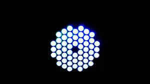 A Blue Light Is Shown In The Dark Wallpaper