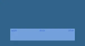 A Blue Screen With The Words 'apps' Wallpaper