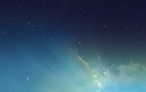 A Blue Sky With Stars Wallpaper