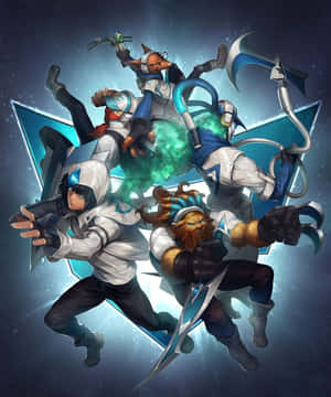 A Brand New Phone With League Of Legends Graphics Wallpaper