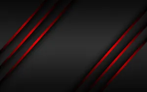 A Bright Glow Of The Red Line Across A Silhouetted Landscape Wallpaper