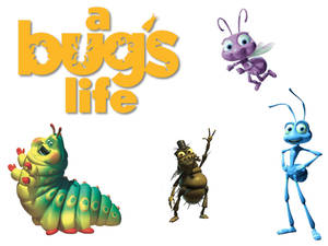 A Bug's Life White Wallpaper