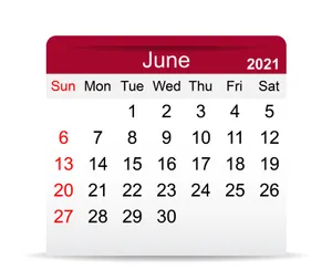 A Calendar With A Red Background Wallpaper