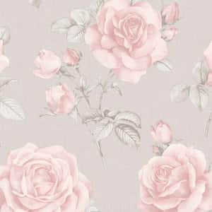 A Calming Blend Of Grey And Pink Wallpaper