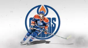 A Candian Edmonton Oilers Player Connor Mcdavid Wallpaper