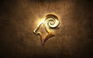 A Captivating Contrast Of Brown And Gold Wallpaper