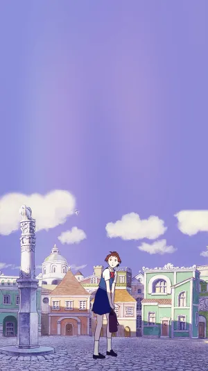 A Captivating Encounter Under A Magical Moonlit Sky Wallpaper