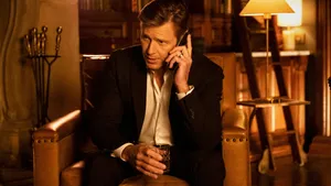 A Captivating Scene From The Series Dynasty Featuring Blake Carrington Wallpaper