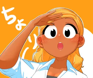 A Cartoon Girl With Her Eyes Closed Wallpaper