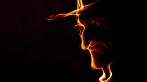 A Christmas Carol Ebenezer Flaming Face Wallpaper