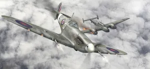 A Classic Spitfire Warbird Wallpaper
