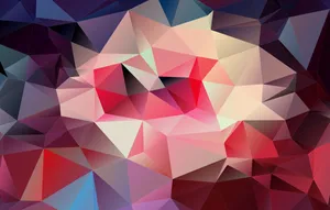 A Colorful Abstract Background With Triangles Wallpaper