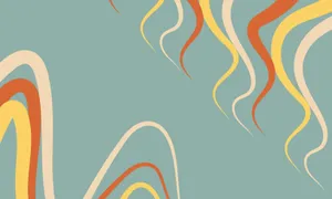 A Colorful Abstract Background With Waves Wallpaper