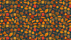 A Colorful And Lively Pattern Wallpaper