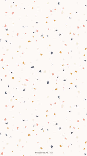 A Colorful Confetti Pattern With Triangles Wallpaper