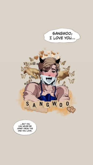 A Comic With A Man In A Hat And A Woman With A Hat Wallpaper