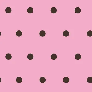 A Cozy And Cute Pink And White Polka Dot Background Wallpaper