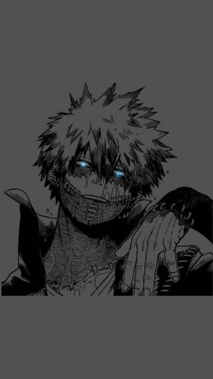 A Crazy Anime Boy Hitting A Piñata Wallpaper