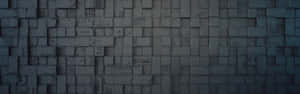 A Dark Background With Many Squares And Blocks Wallpaper