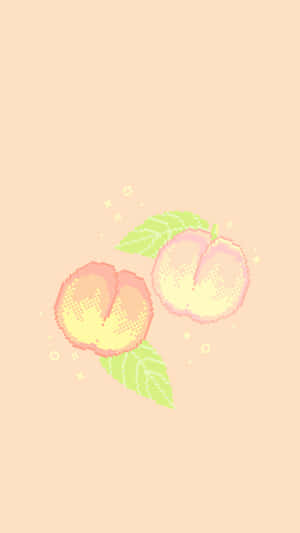 “a Deliciously Sweet Pastel Peach” Wallpaper