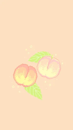 “a Deliciously Sweet Pastel Peach” Wallpaper