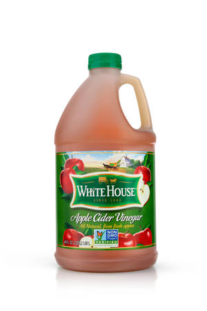 A Delightful Bottle Of White House Apple Cider Vinegar Wallpaper