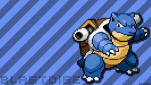 A Detailed View Of Blastoise, A Powerful Pokemon From The Kanto Region. Wallpaper