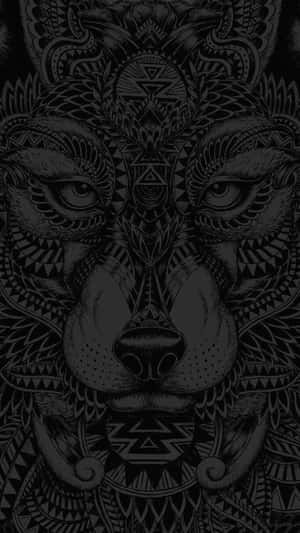 A Fantastical Primitive Landscape Wallpaper