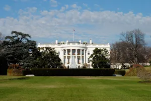 A Farther View Of The White House Wallpaper