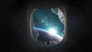 A Funny Plane Window Concept Wallpaper