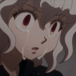 A Girl With White Hair And Red Eyes Wallpaper