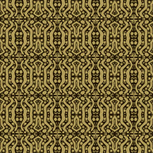 A Gold And Black Pattern With A Zigzag Pattern Wallpaper