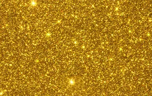 A Gold Glitter Background With Stars Wallpaper