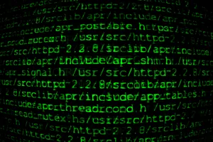 A Green Background With A Green Code Wallpaper