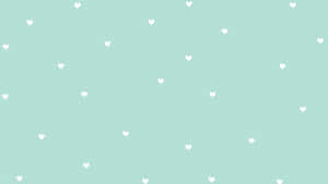 A Green Desktop Computer. Wallpaper