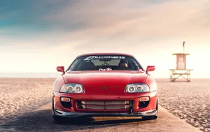 A Jdm Supra Full Of Power And Style Wallpaper