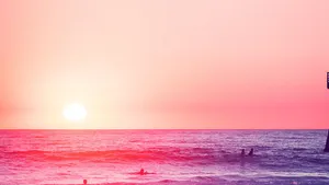 A Lighthouse In The Ocean Wallpaper