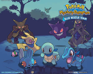 A Majestic Mudkip - The Leader Of The Blue Rescue Team Wallpaper