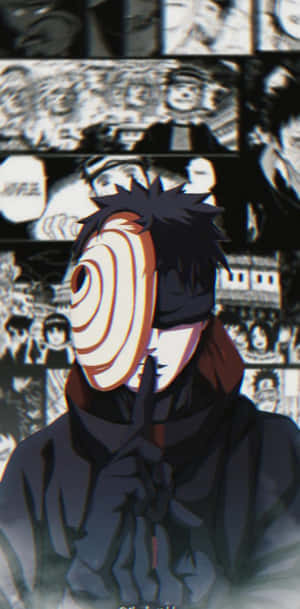 A Man With A Mask And A Hat Is Holding A Squid Wallpaper